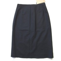 NWT MM. Lafleur Cobble Hill 4.0 in Ink Blue Washable Wool Pencil Skirt 4 - £49.00 GBP
