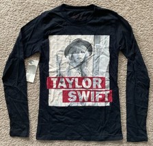 Taylor Swift Black Longsleeve Shirt From 2012 New With Tags Youth Small - $30.00