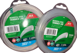 2 PC ACE 73406 Round Residential Grade Trimmer Line, - $14.73