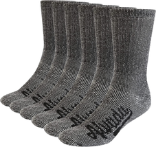 Merino Wool Hiking Boot Socks Thermal Warm Crew Winter For Men &amp; Women 3 Pairs - £25.63 GBP