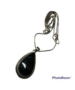 vintage sterling silver 925 agate pandent - $88.30 CAD