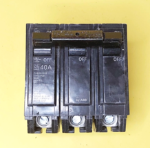 ⚡ GENERAL ELECTRIC GE BY ABB THQB32040 40A 240VAC 3POLE BOLT-ON CIRCUIT ... - $45.00