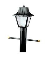 Westinghouse Post Top Matte Black Switch Incandescent Lantern - $854.28 MXN
