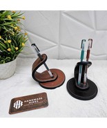 Leather Desk Organizer – Handmade Full-Grain Pen Holder, Office &amp; Home A... - $2,907.76 MXN
