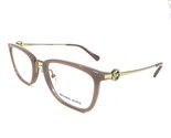 Michael Kors Eyeglasses Frames MK 4054 Captiva 3320 Brown Taupe Gold 52-... - $65.23