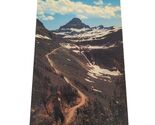 Postcard Reynolds Mountain Glacier National Park Montana Chrome Unposted - $4.84