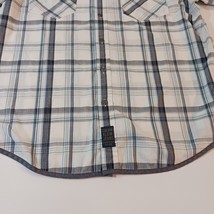 Calvin Klein Division 11-19-42 Button-up Men's Gray & White Cotton Blend Shirt L image 8