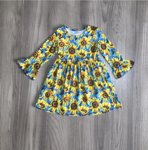 NEW Boutique \Sunflower Girls Long Sleeve Dress - £6.71 GBP