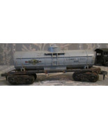 LIONEL LINES 1005 GREY OIL SUNOCO CAR PLASTIC 8 WHEEL  027 GAUGE - $11.19