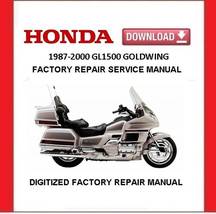1987-2000 HONDA GL1500 GOLDWING Factory Service Repair Manual - £15.68 GBP