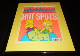 The Simpsons Framed ORIGINAL June 28 1991 Entertainment Weekly Cover  - £27.24 GBP