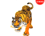 Large Bengal Tiger Patch XL XXL 12 Inch Yellow Embroidery Animal Iron On Jacket - €45,42 EUR