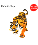 Large Bengal Tiger Patch XL XXL 12 Inch Yellow Embroidery Animal Iron On... - €45,42 EUR