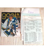 Vtg Goal Magazine California Golden Seals St Louis Blues 3/21/75 Hockey ... - £11.79 GBP