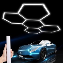 Updated Bigger 25-Pack Hexagon Led Garage Light: 26400Lm Super Bright Car - $114.98