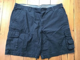 Red Head Black Cotton Original Trailhead Cargo Flat Front Shorts 44W 43&quot;... - £22.70 GBP