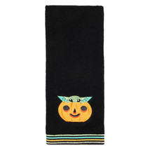Disney&#39;s Star Wars Grogu Pumpkin Halloween Hand Towel Yoda The Mandalorian  - £7.41 GBP