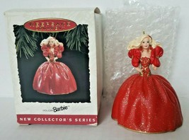 1993 Hallmark Keepsake Christmas Ornament Holiday Barbie 1st Collector U16 - $14.99