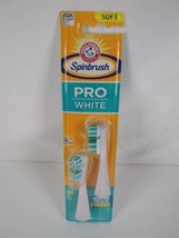 Arm &amp; Hammer Spinbrush Pro White Toothbrush Replacement Head SOFT 2 Pack - $13.99