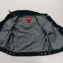 Zana Di Women's Cotton Jacket Size Medium Blue Denim Long Sleeve Metal Button Up image 9