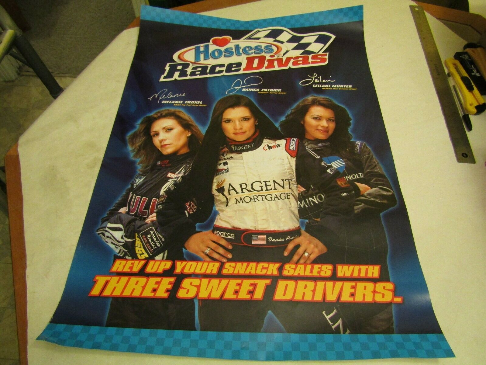 Hostess Race Divas Poster Display - $22.00