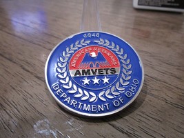 AMVETS Department Of Ohio Legislative Committee Challenge Coin #970Q - £22.60 GBP