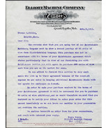 1912 ELLIOTT MACHINE COMPANY Grand Rapids MI Antique Letterhead Correspo... - $11.99