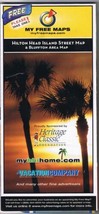 South Carolina Road Map Hilton Head Island St Map &amp; Bluffton Area 2005 - $4.79