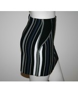 3.1 Phillip Lim Black Multi Stripe Slim Sport Skirt Small Petite - £116.92 GBP