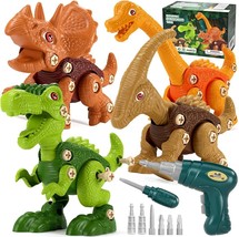Kids Building Dinosaur Toys - Boys STEM Educational Take Apart Construction Set - £12.98 GBP