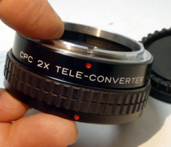 CPC 2X Teleconverter lens Tele-plus for Canon C / FD  mount  w/ front cap - $16.18