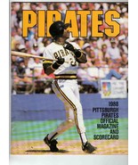 1988 Philadelphia Phillies @ Pittsburgh Pirates Program Scorebook Barry ... - £11.66 GBP