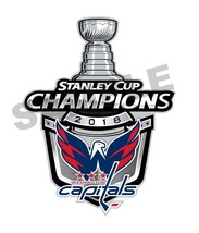 Washington Capitals 2018 Stanley Cup Champions Large Size Decal / Sticker  - £10.83 GBP+