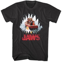 Jaws mens tshirt shark teeth mouth pov black jaw5374 1 thumb200