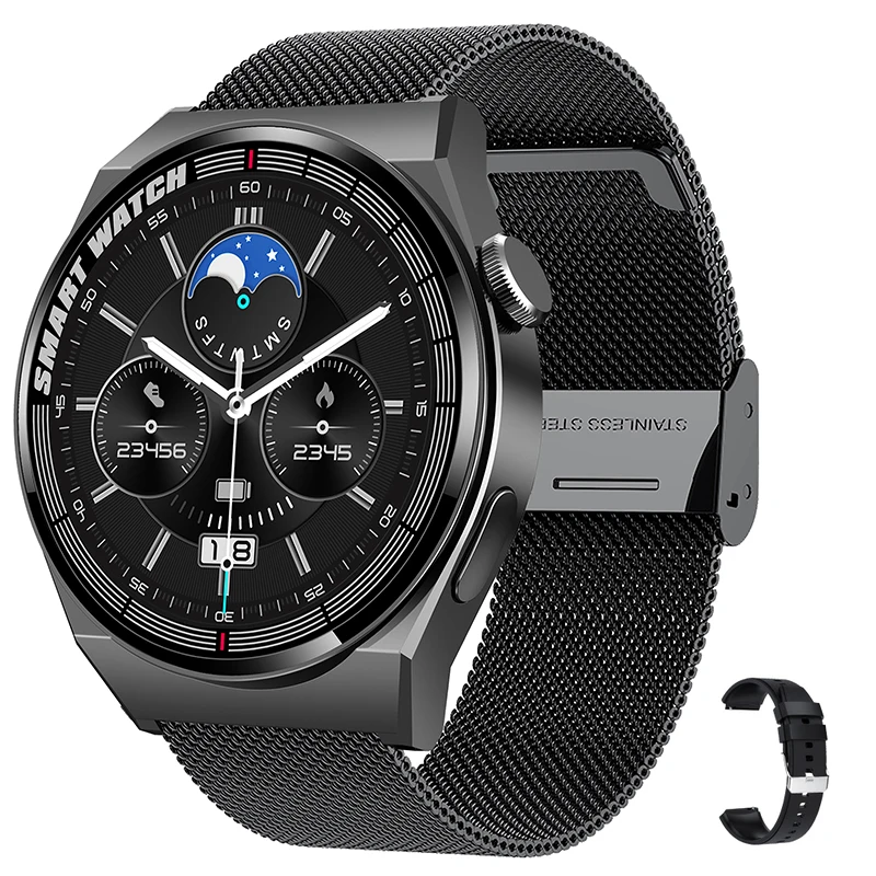 For Huawei Xiaomi GT3 Pro Smart Watch Men AMOLED 390x390 HD Screen Heart... - £26.29 GBP