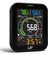 LFF CO2 Detector, Indoor Air Quality Monitor, Carbon Dioxide Tester - €30,02 EUR