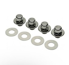Pack Of 4 Zurn P1203-Finish Trim Chrome Cap Nut &amp; Washer For Wall Hung T... - $43.50