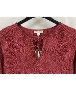 Knox Rose  Women&#39;s Size S Dot Print Top Long Sleeve Round Neck Tie NWT - $19.47 CAD