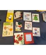 Vtg. Lot of 10 Greeting cards~ Birthday, Christmas, Valentines.... No En... - $150.34 MXN