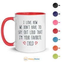 Coffee Mug Gift for Mom &amp; Dad Mother&#39;s Day Father&#39;s Day Gift Accent Mug -M001 - £17.65 GBP+