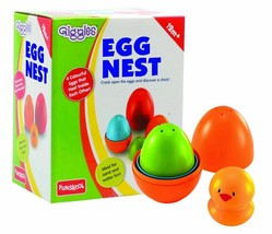 Funskool Giggles Nesting Eggs Toy for 1 - 4 year Kids Game Multi Color FREE SHIP - £25.78 GBP