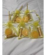 5 Set Honeycomb Bee Soap, Beeswax Balm, &amp; Honey Baby Shower Favors For G... - $5.45