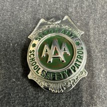 Vintage AAA School Safety Patrol Sergeant Badge Pin Rare - $44.55