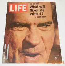 LIFE Magazine Richard Nixon Big Win November 17th 1972 - £26.89 GBP