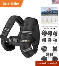 Reflective 10lbs Weighted Vest for Men &amp; Women - Boost Your Fitness Routine - $45.00