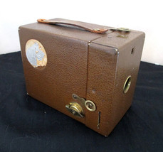 Vintage 1930 50th Anniversary Brown Kodak Box Camera - Nice! - $10.95