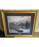 Thomas Kinkade Olympic Mountain Evening Limited Lithograph Signed #3 of ... - $1,400.00