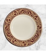 Royal Doulton &#39;Tennyson&#39; Fine Bone China Salad Plate 8&quot; Maroon Retired New - £12.56 GBP