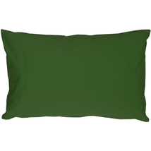 Caravan Cotton Forest Green 12x19 Throw Pillow, Complete with Pillow Insert - £21.07 GBP