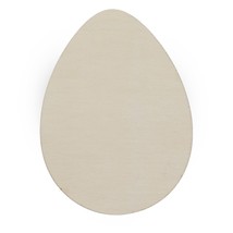 5.1-Inch DIY Unfinished Wooden Egg Craft Cutout - £15.17 GBP